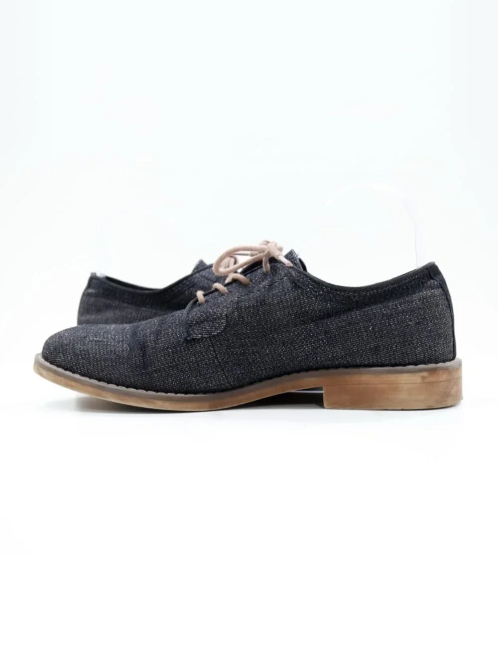Calvin Klein Jeans Oran Black Denim Oxfords - Men's 9.5